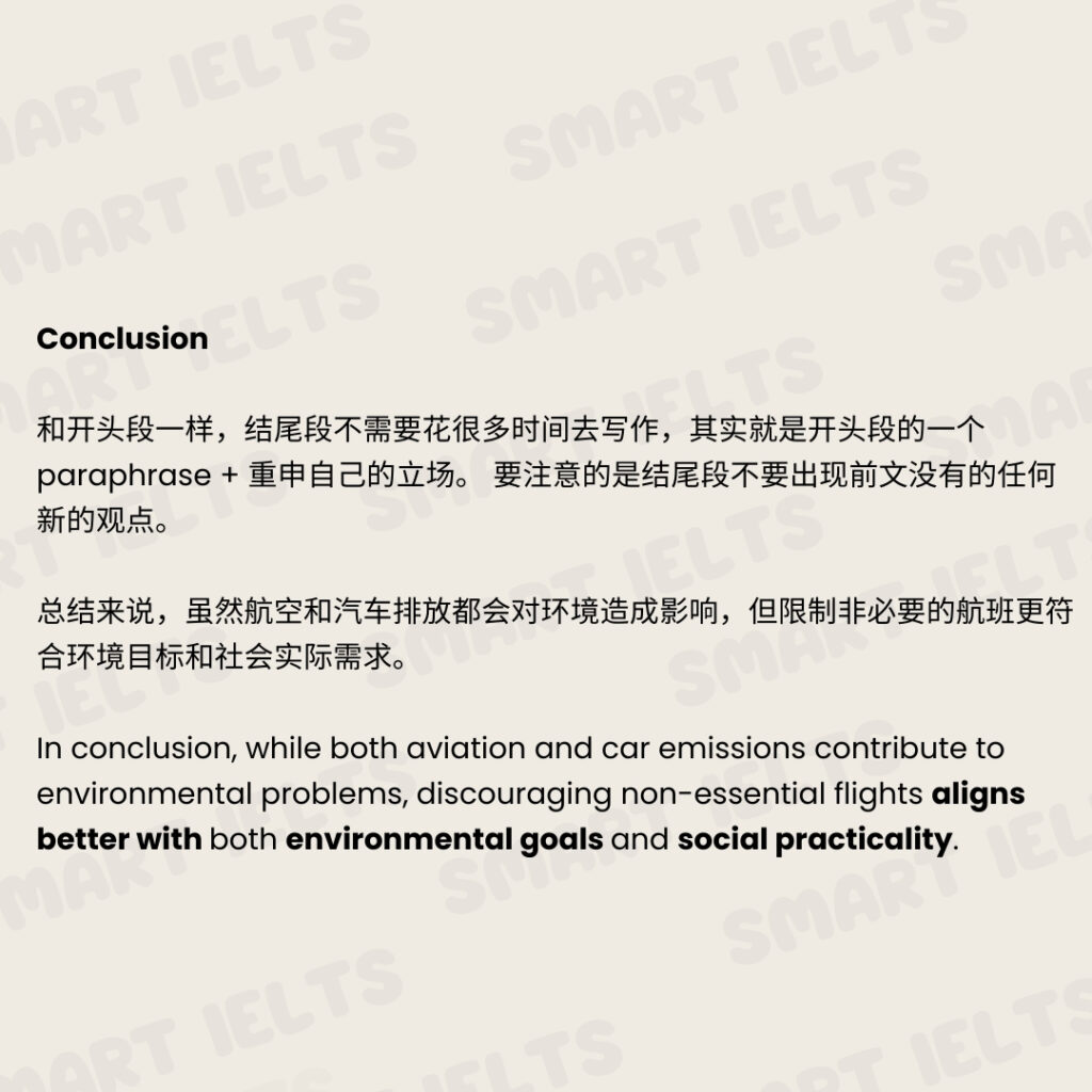 雅思大作文-是否该减少不必要航班解析